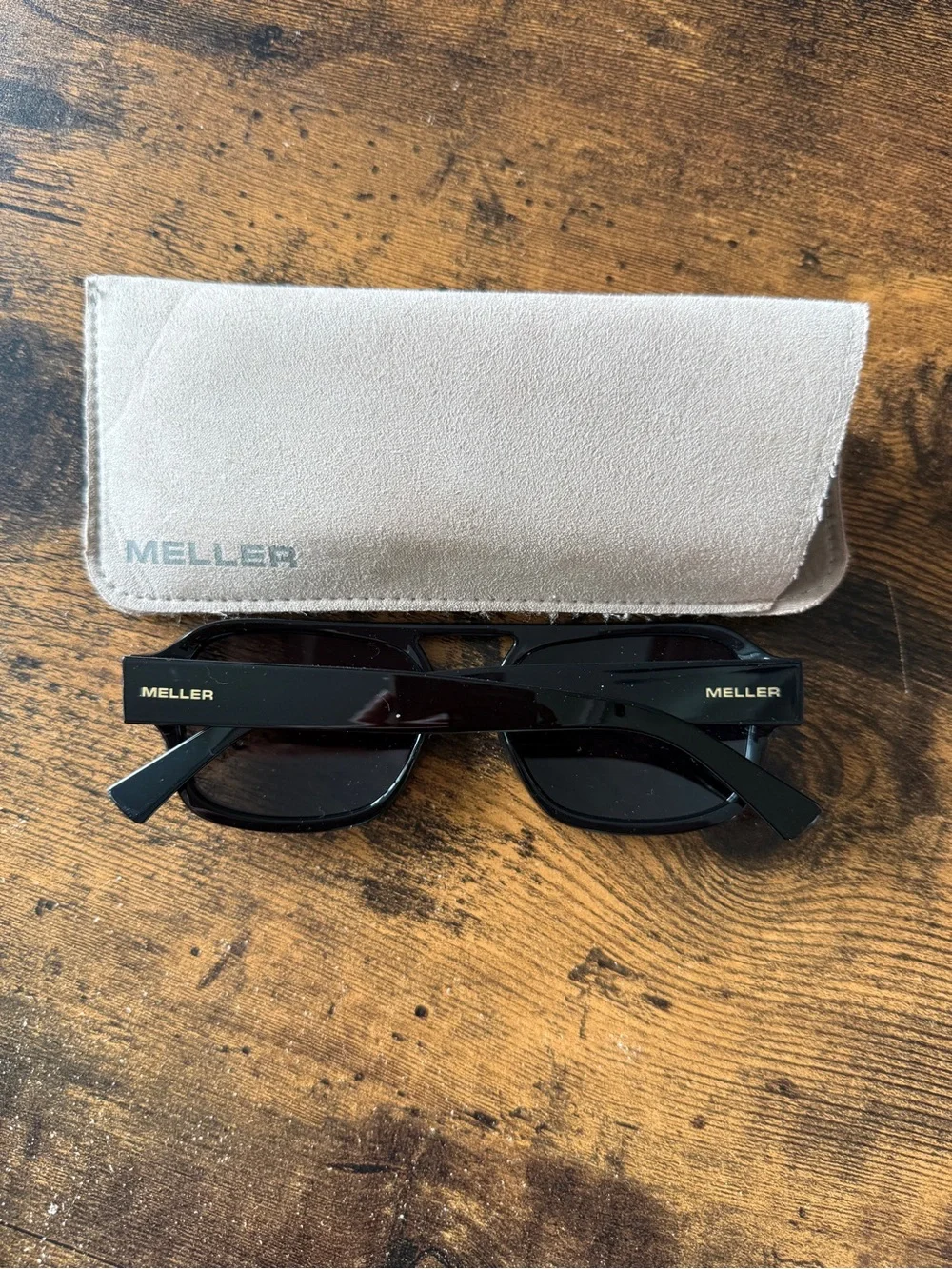 Meller Black Sunglasses with Case